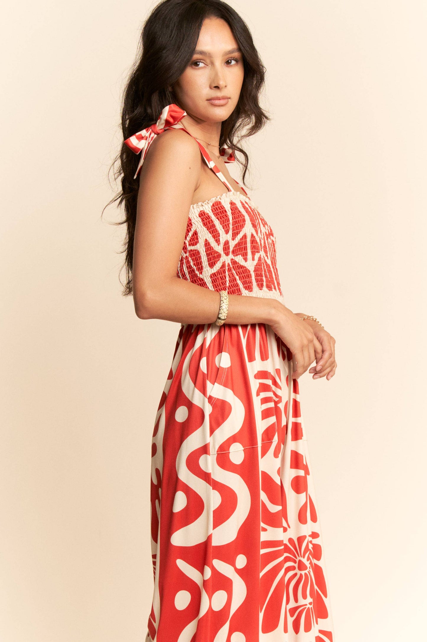 Retro Floral Jumpsuit