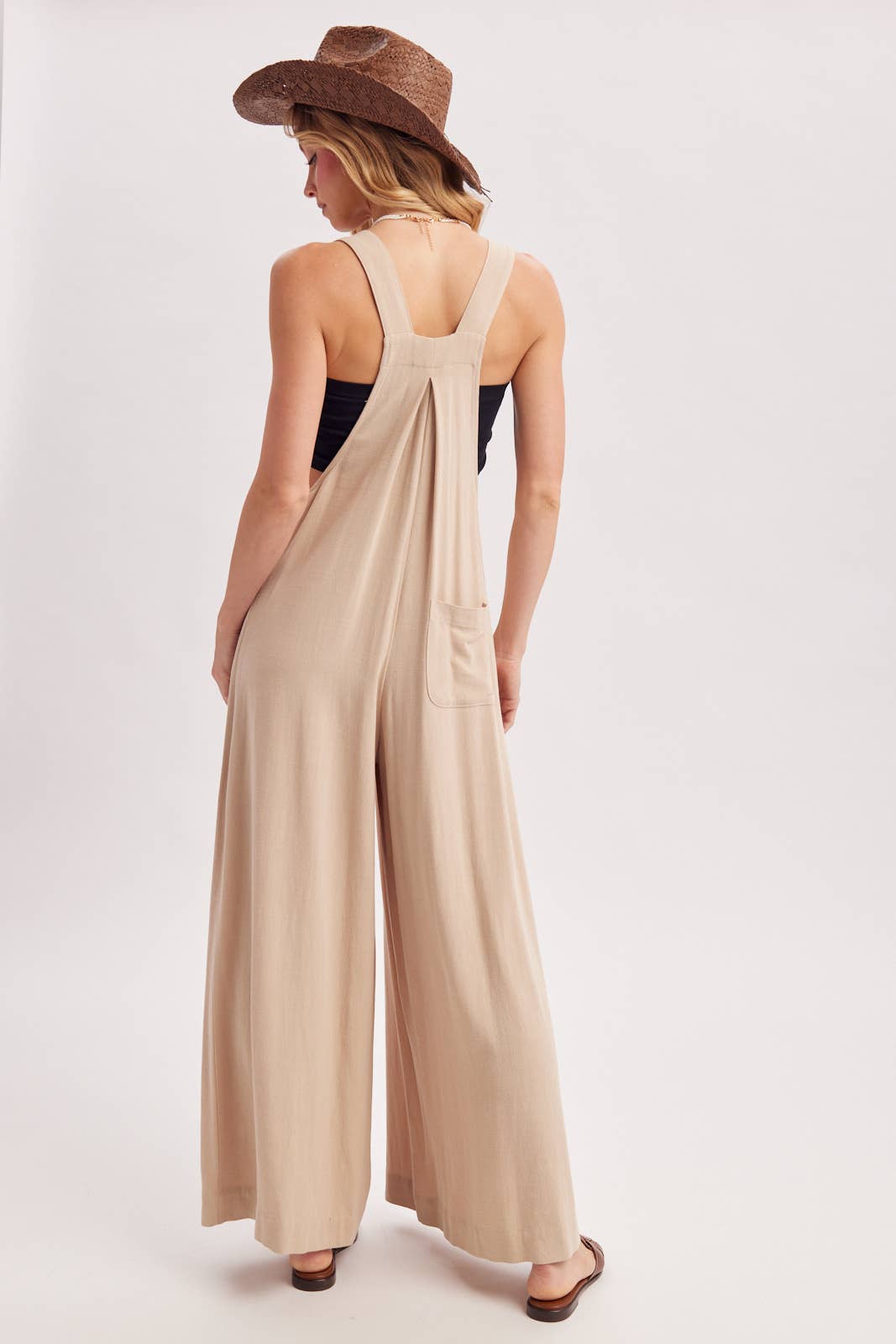 Flowy Wide Leg Overall
