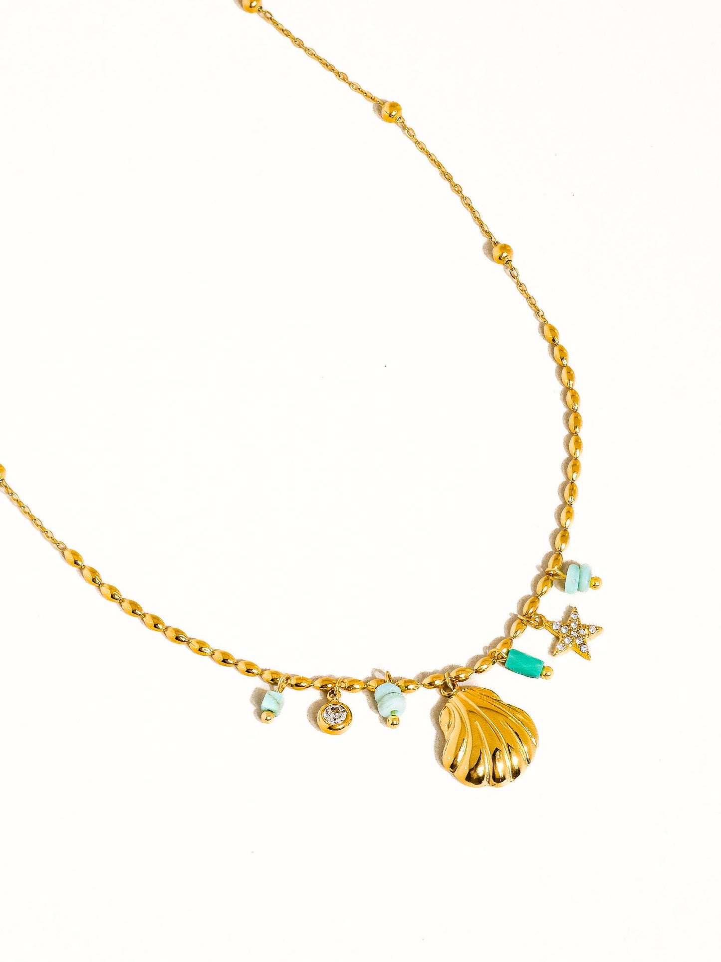 Shell and Star Necklace