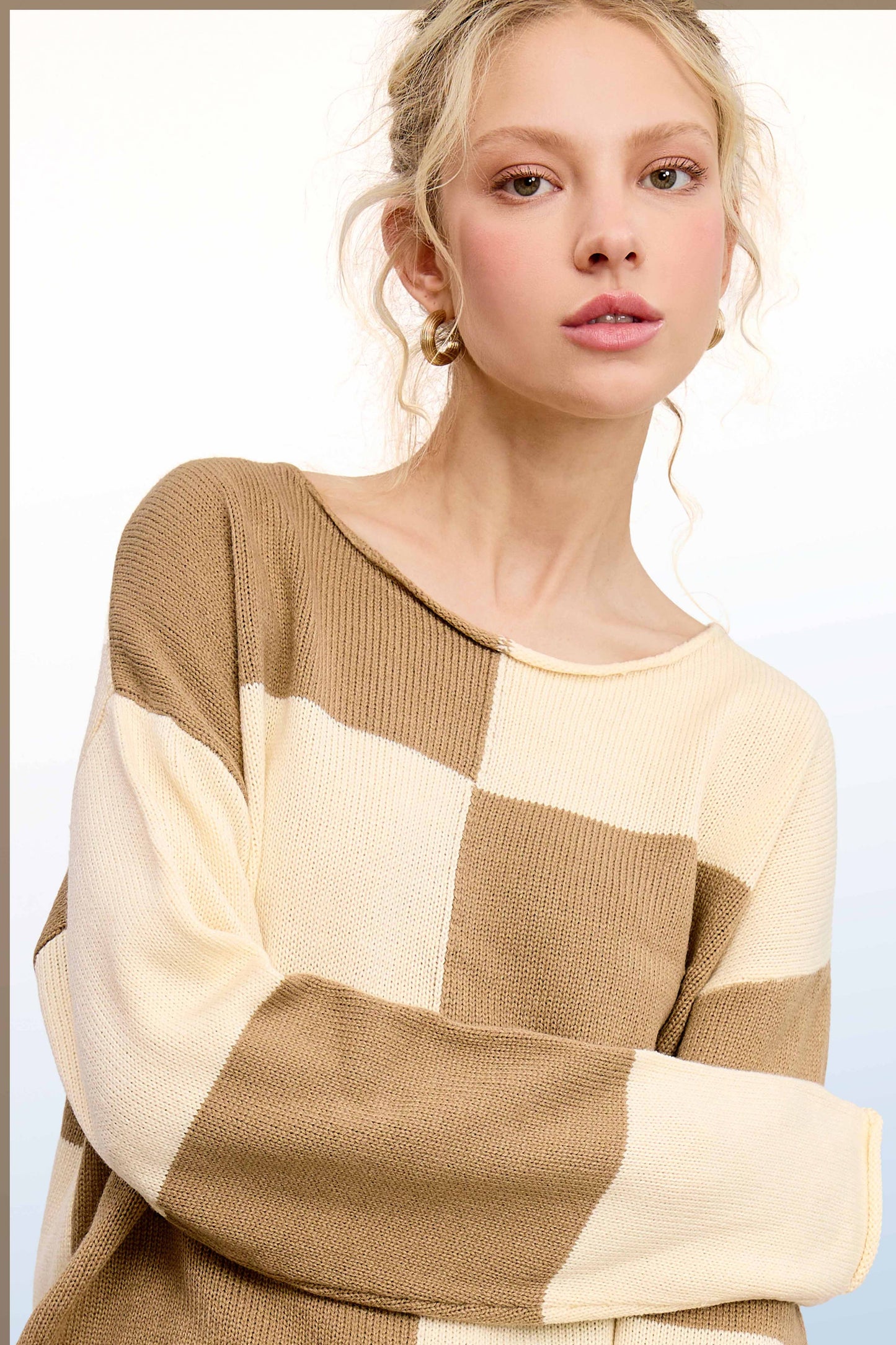 Checkered Sweater