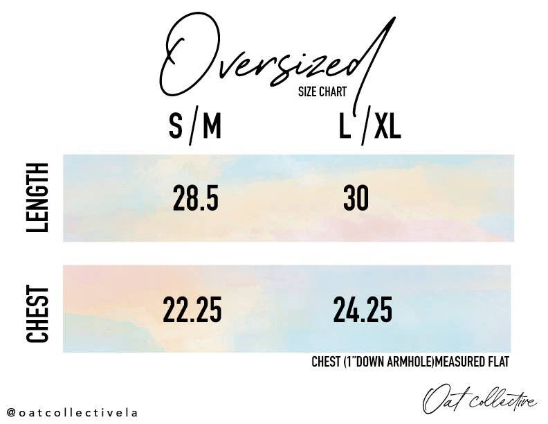BEACH Oversized Mineral Washed Graphic Top