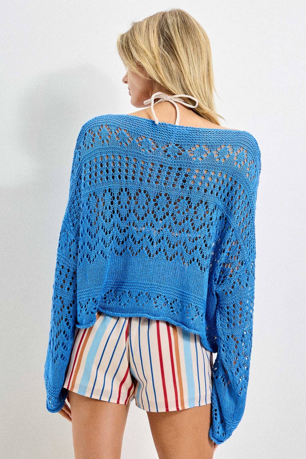 Bohemian Flare Sleeve Sweater