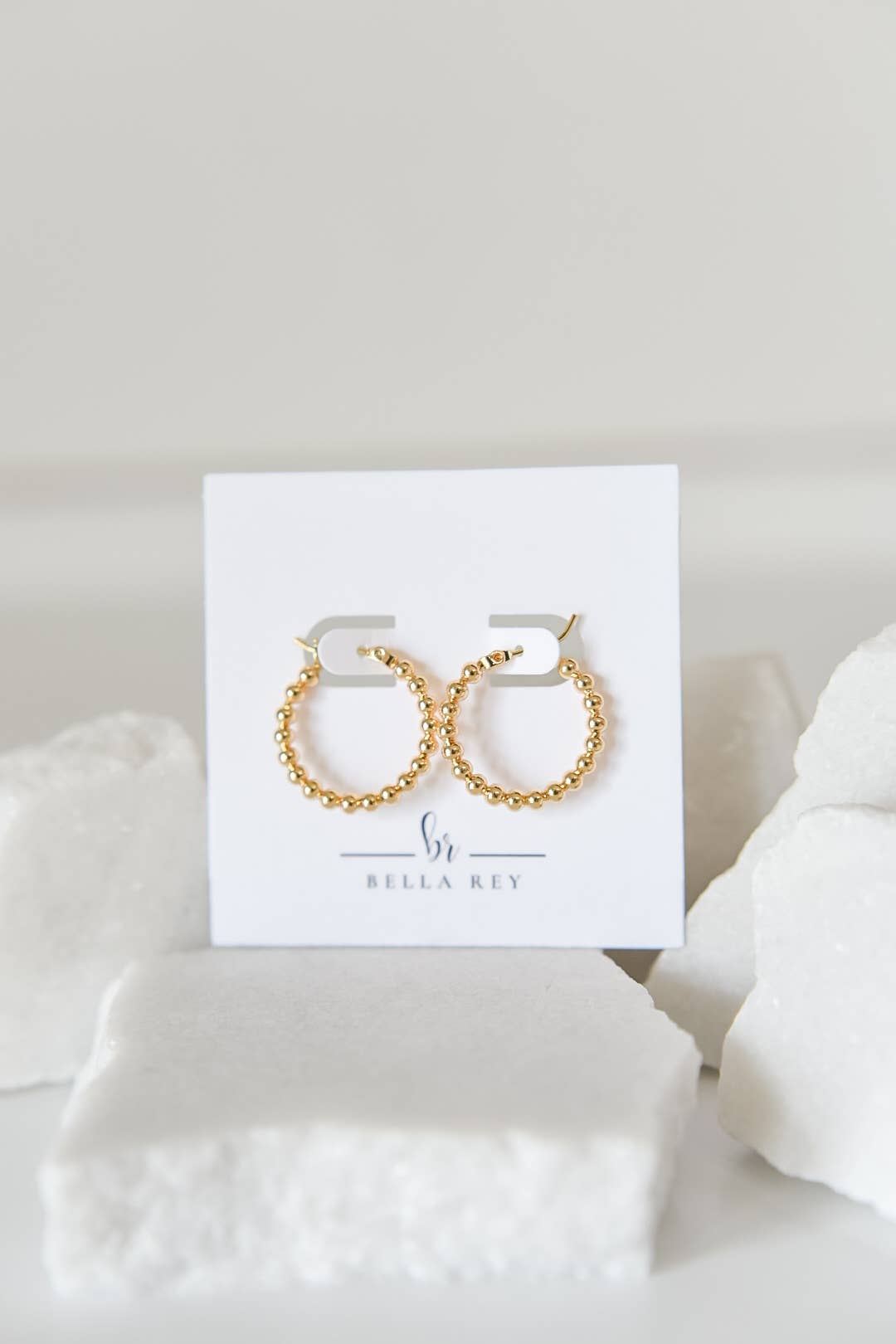 Vivi 18k gold plated hoop earrings