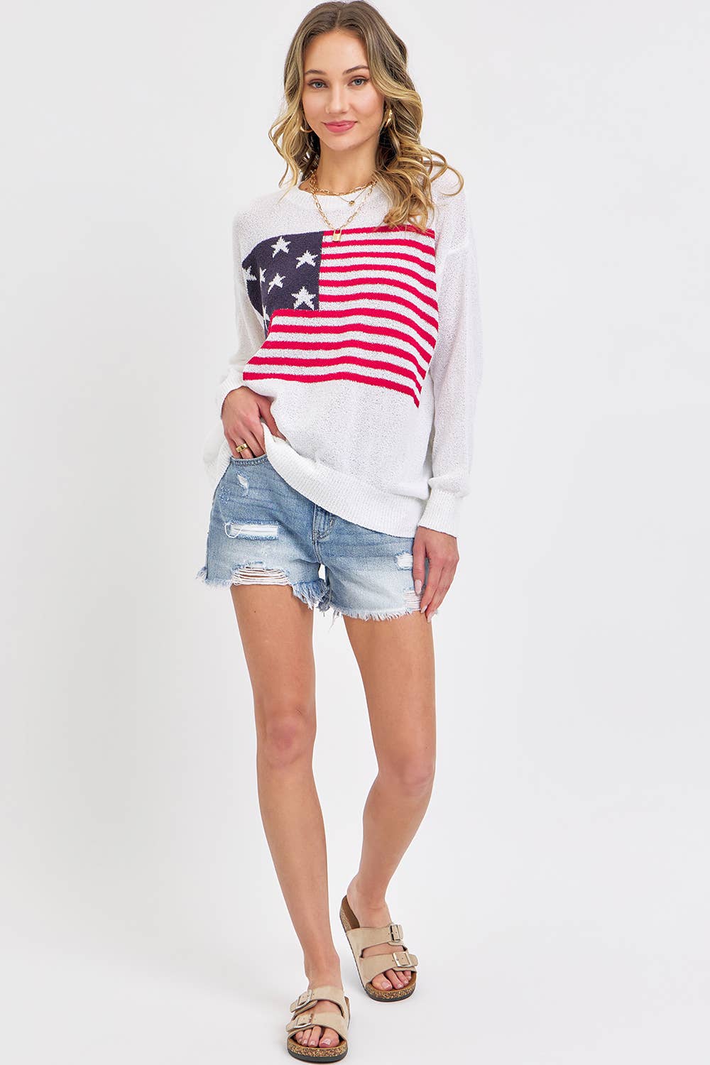 Patriotic Summer Sweater