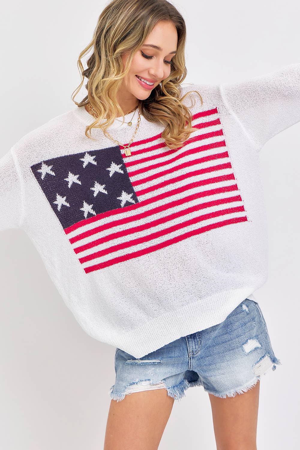 Patriotic Summer Sweater