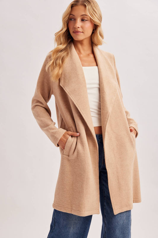 Open Front Knit Jacket