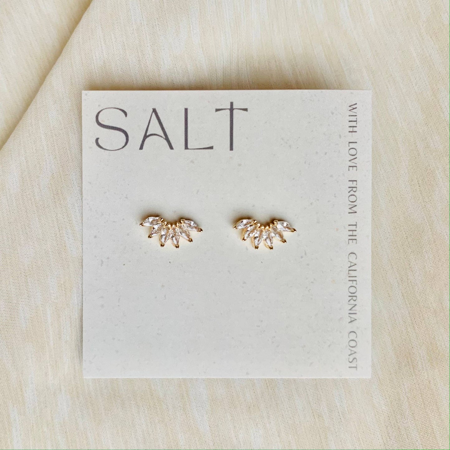 FAN GIRL | crystal stud earrings