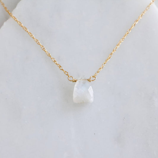 Moonstone Necklace - Gold Filled
