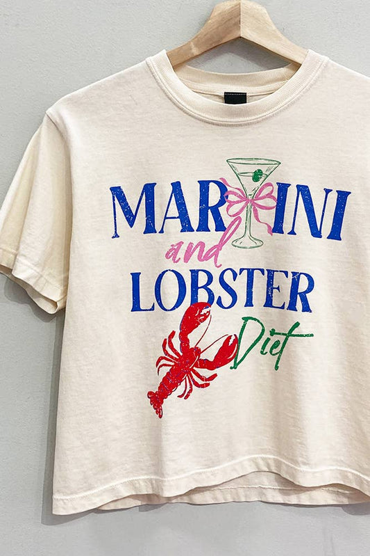 Lobster Diet Cropped Tee