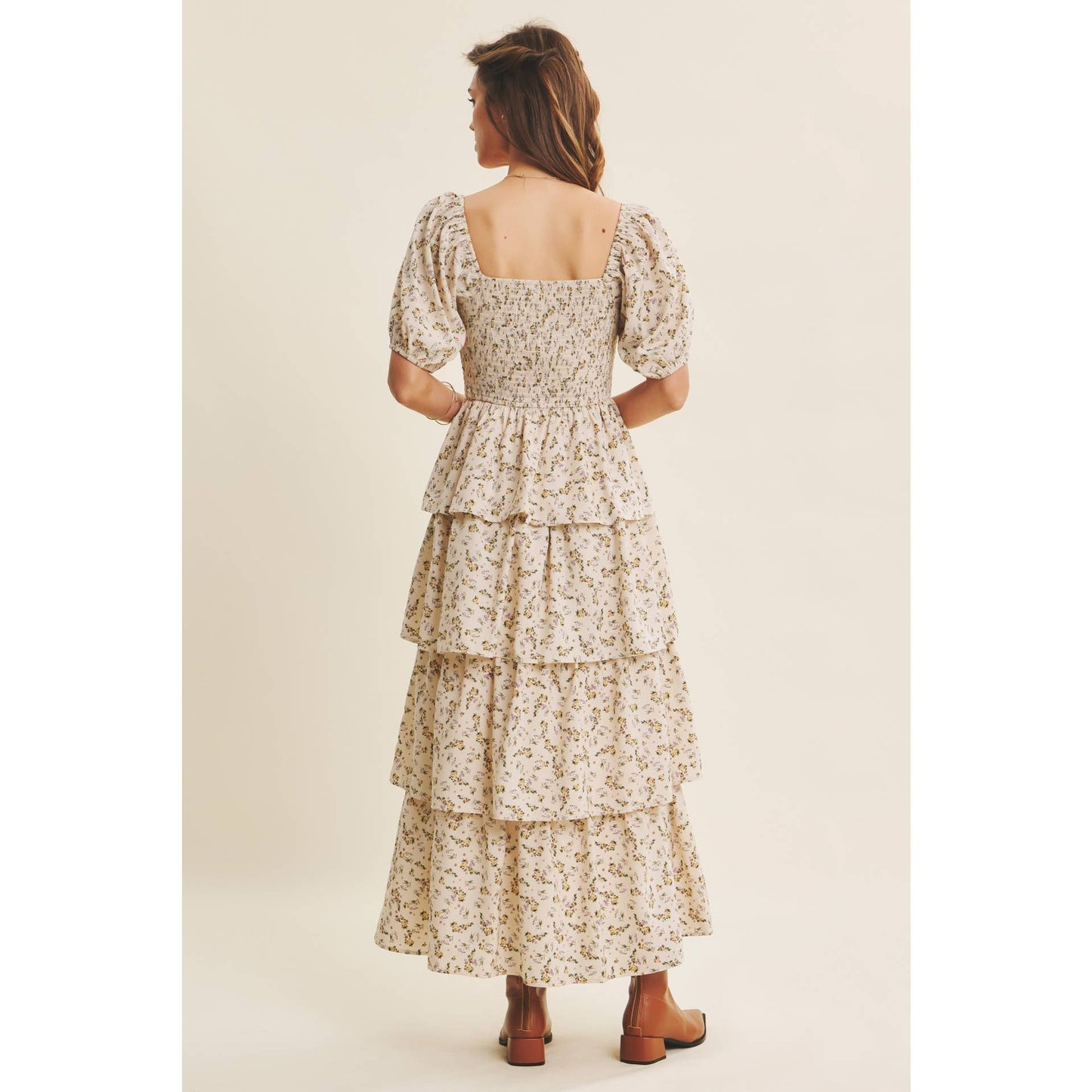 Victorian Floral Maxi Dress
