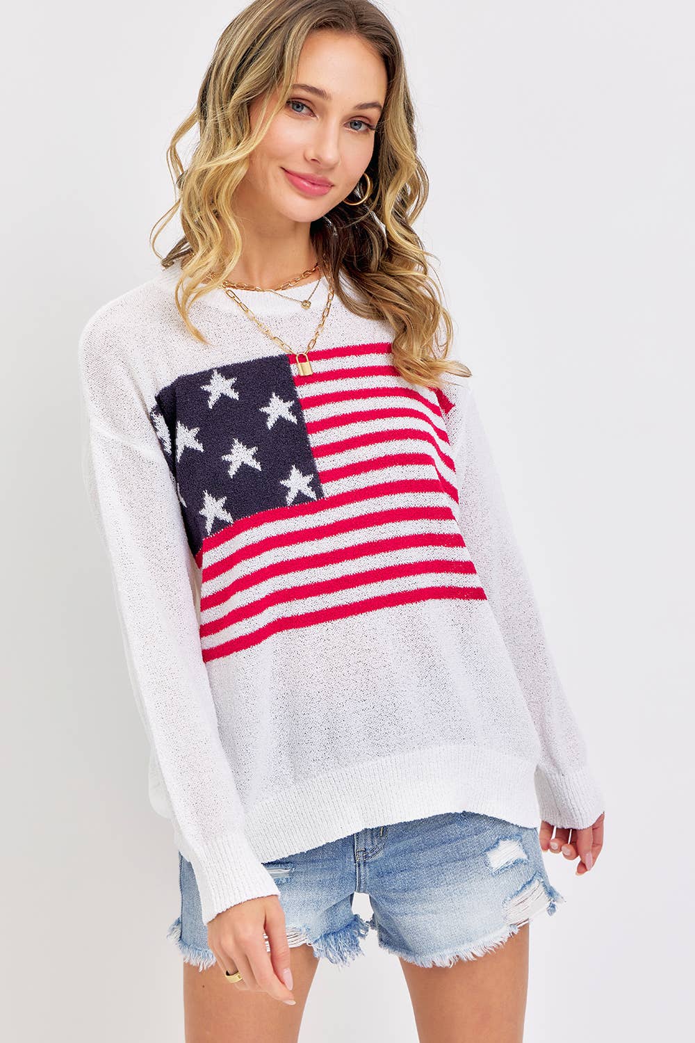 Patriotic Summer Sweater
