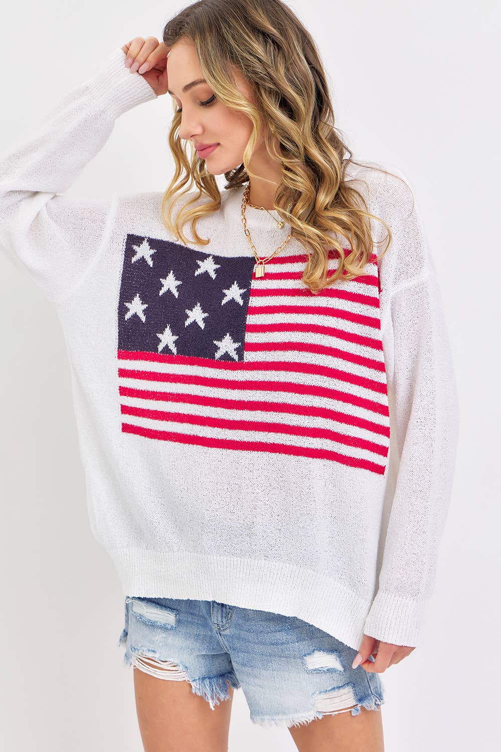 Patriotic Summer Sweater