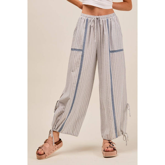 LIGHTWEIGHT MULTI STRIPE JOGGERS