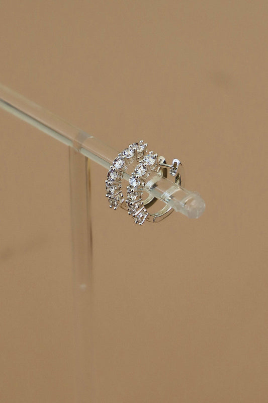 ÉLAN SILVER HOOPS: SILVER