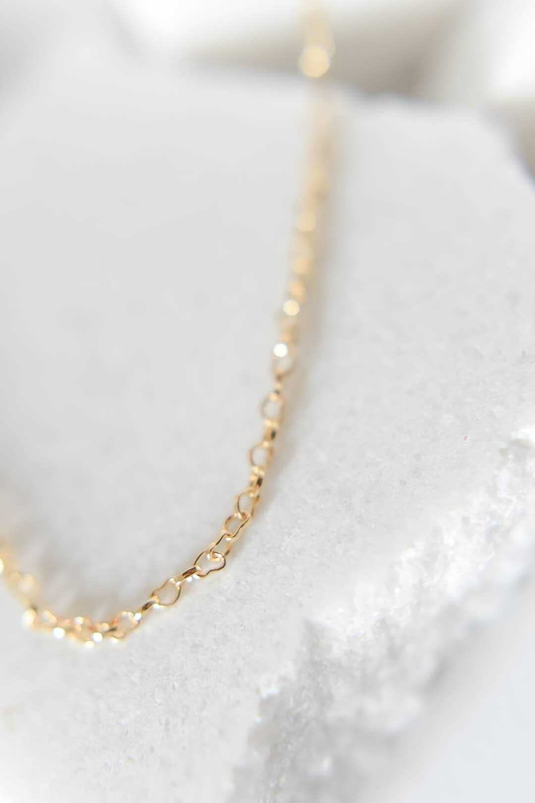 The Maggie heart dainty necklace 18k gold plated