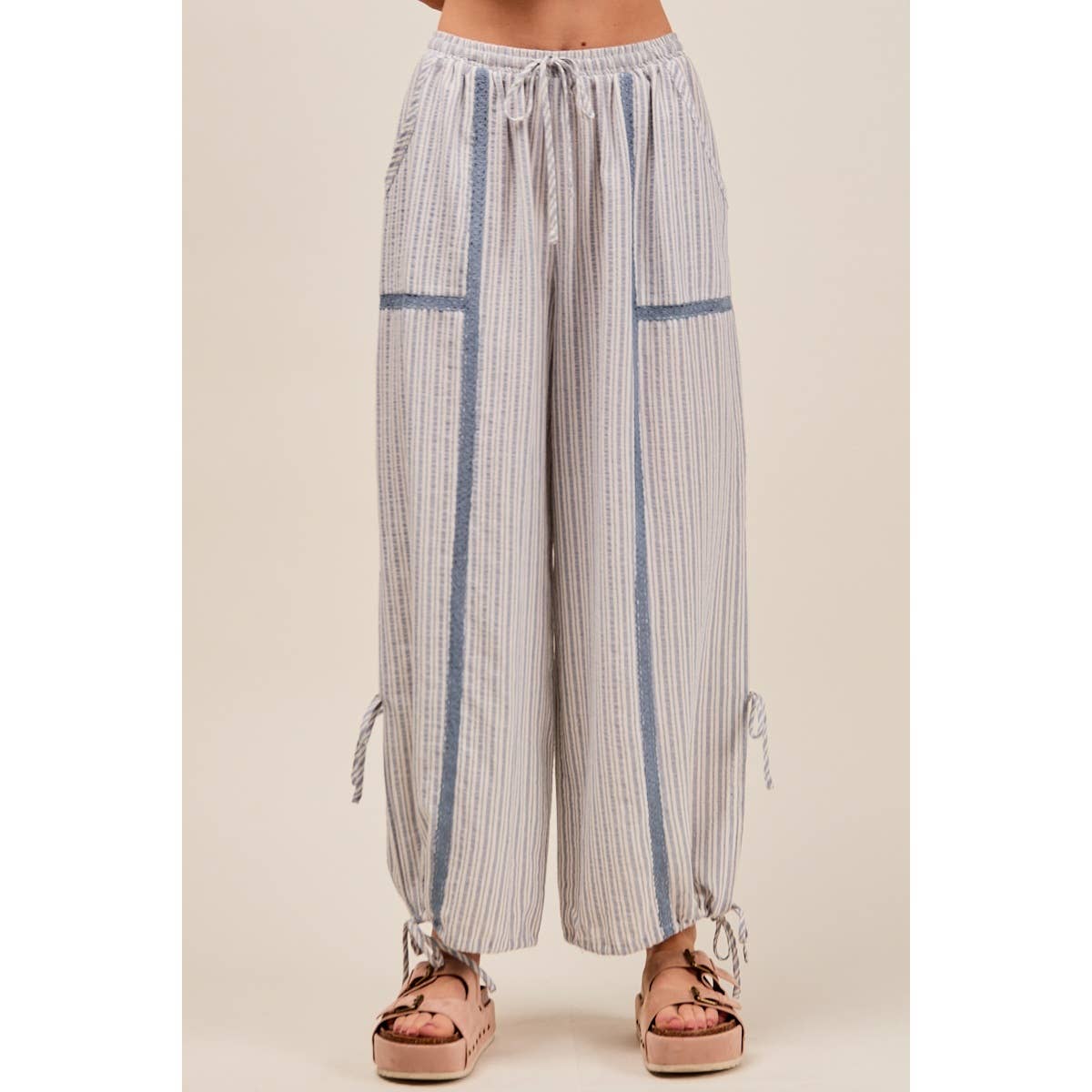 LIGHTWEIGHT MULTI STRIPE JOGGERS