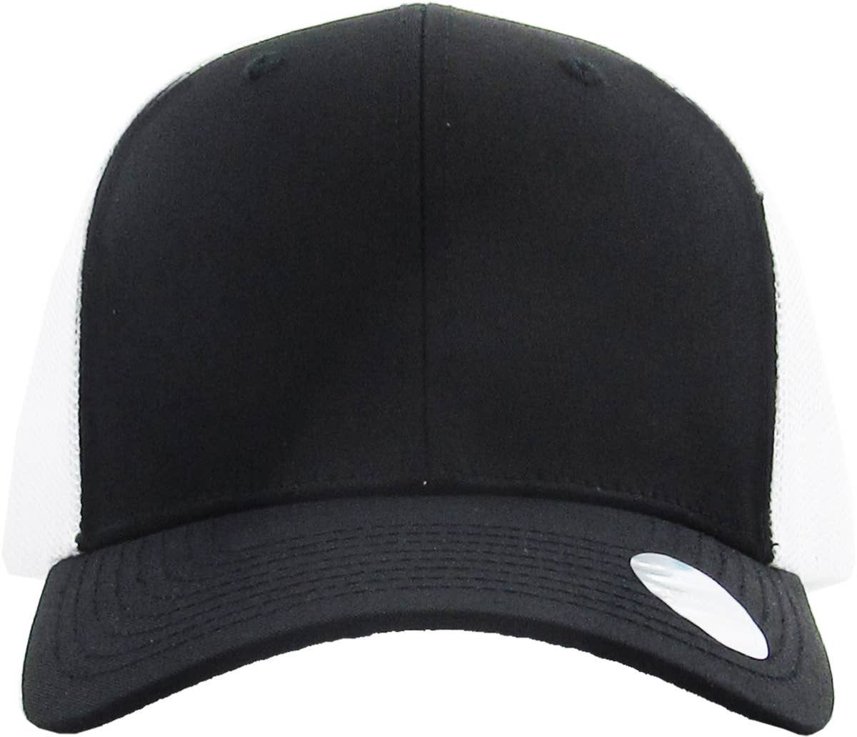 CLASSIC 6 PANEL MESH BACK: BLK-BLK