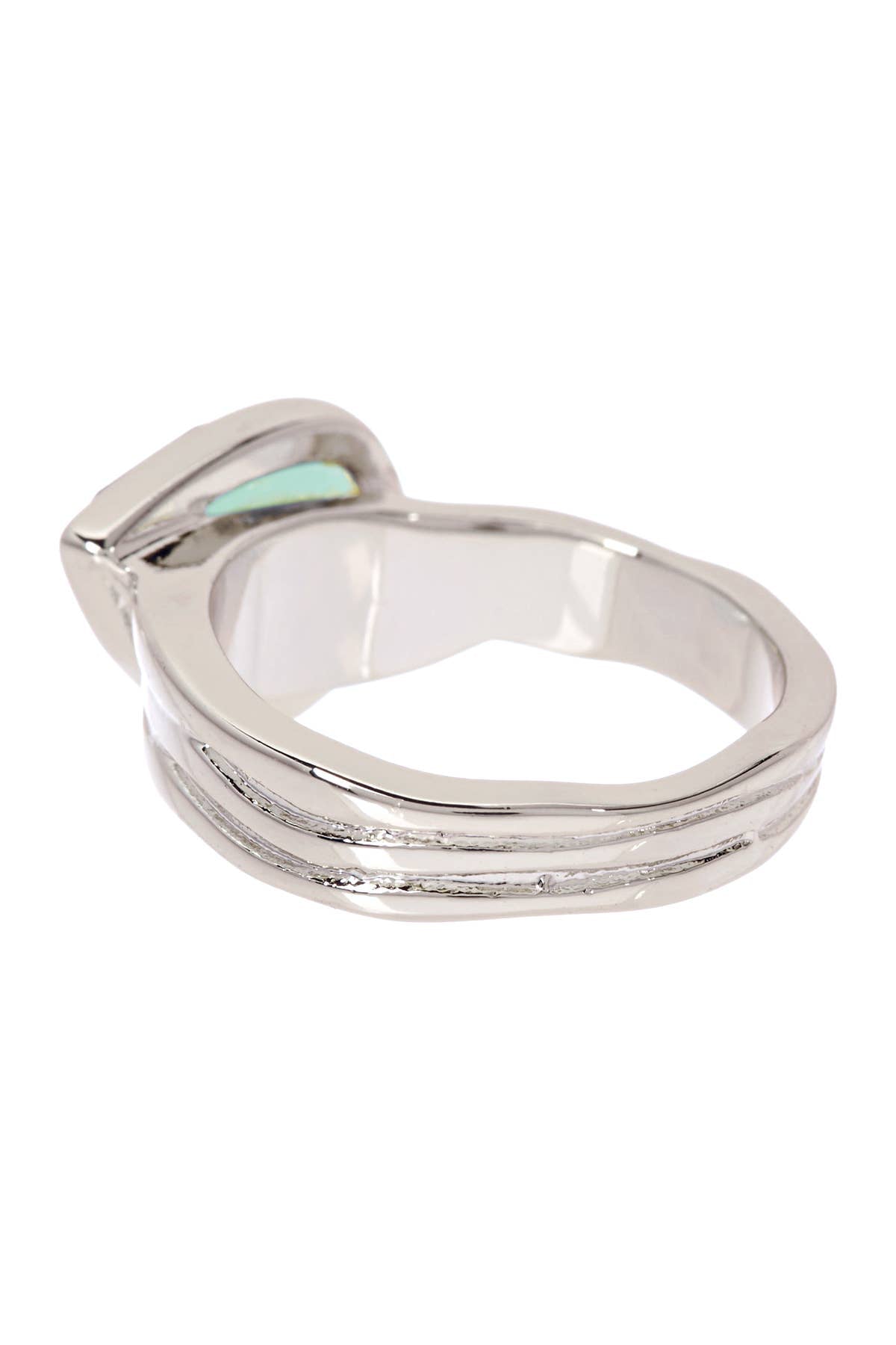 Amazonite Teardrop Ring