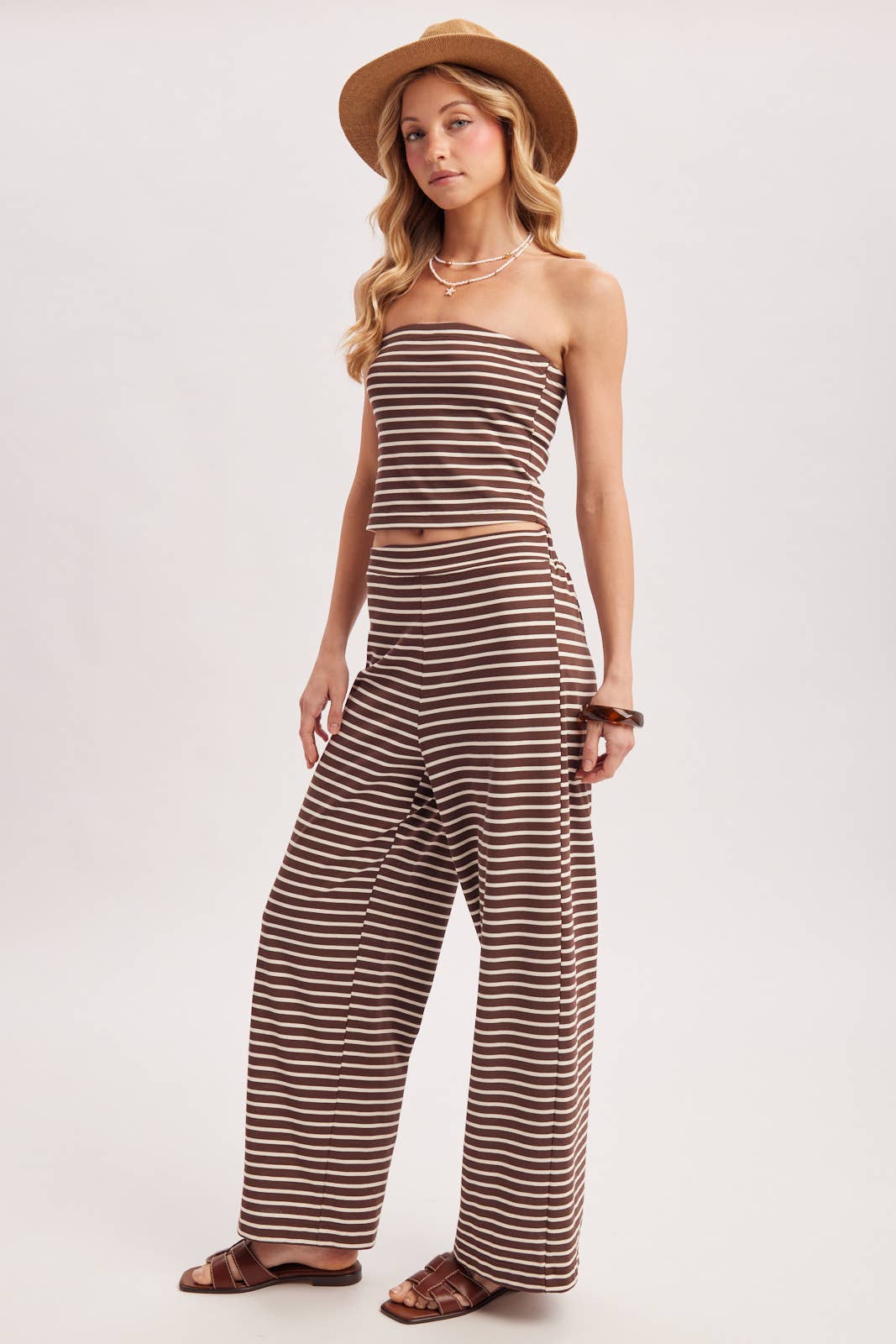 Striped Knit Set