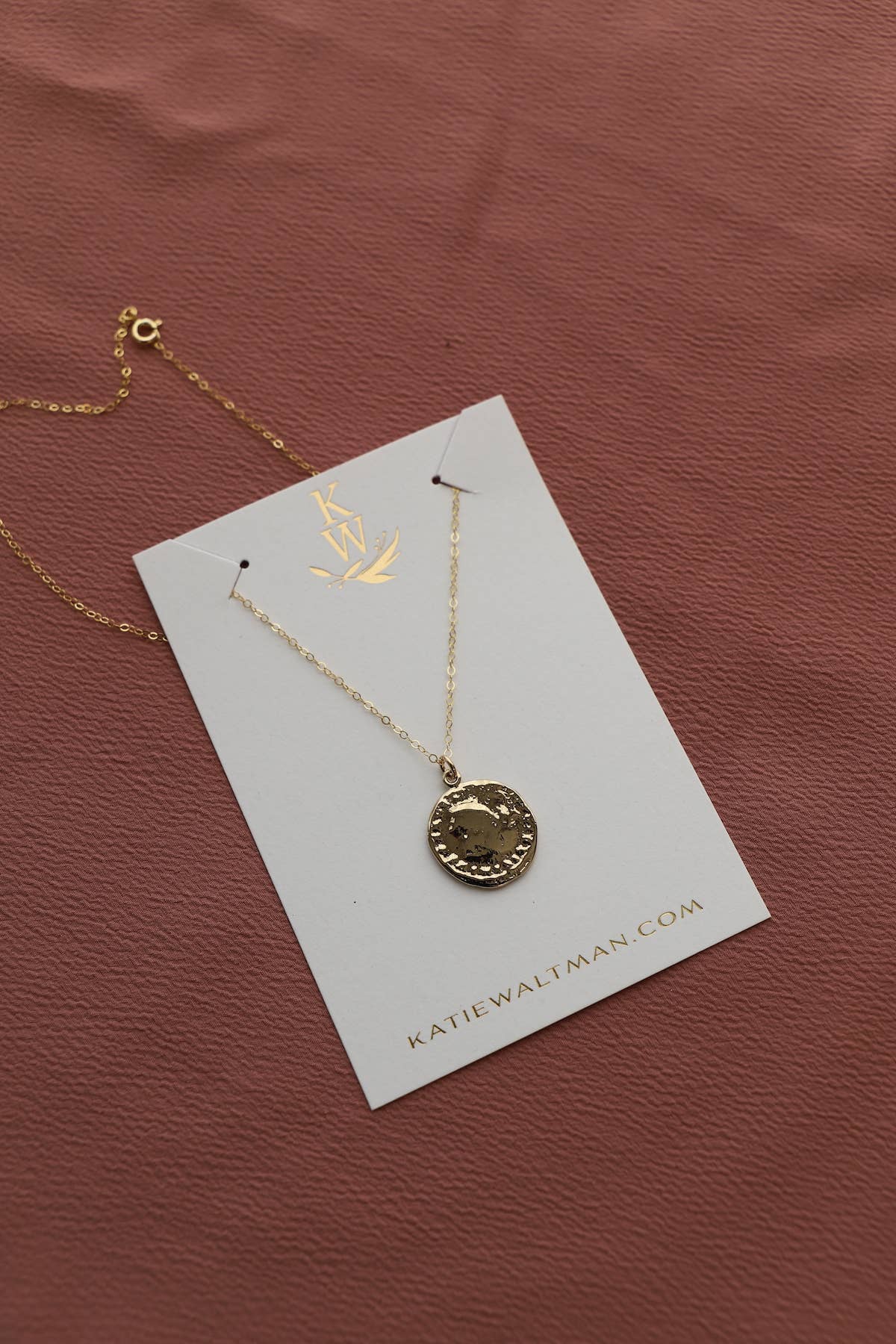 SASHA COIN NECKLACE: Gold