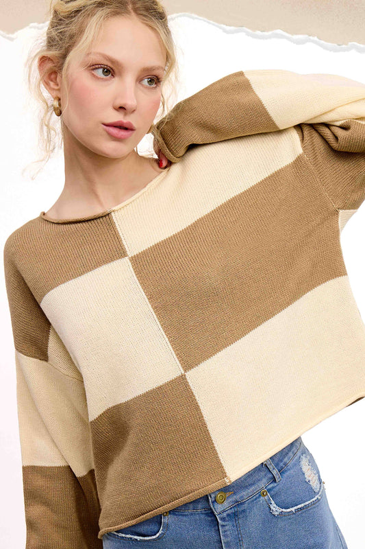 Checkered Sweater