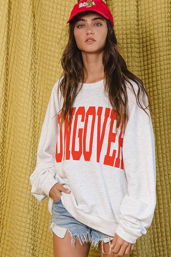 'HUNGOVER' Graphic Sweatshirt