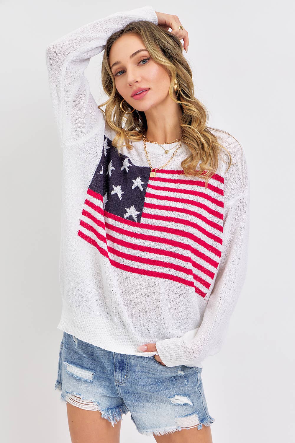 Patriotic Summer Sweater