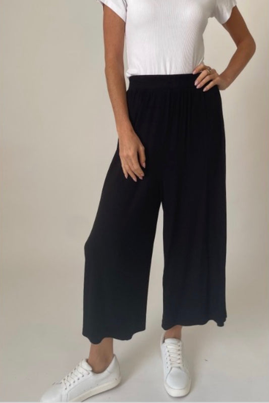 High Waisted Culotte Pants