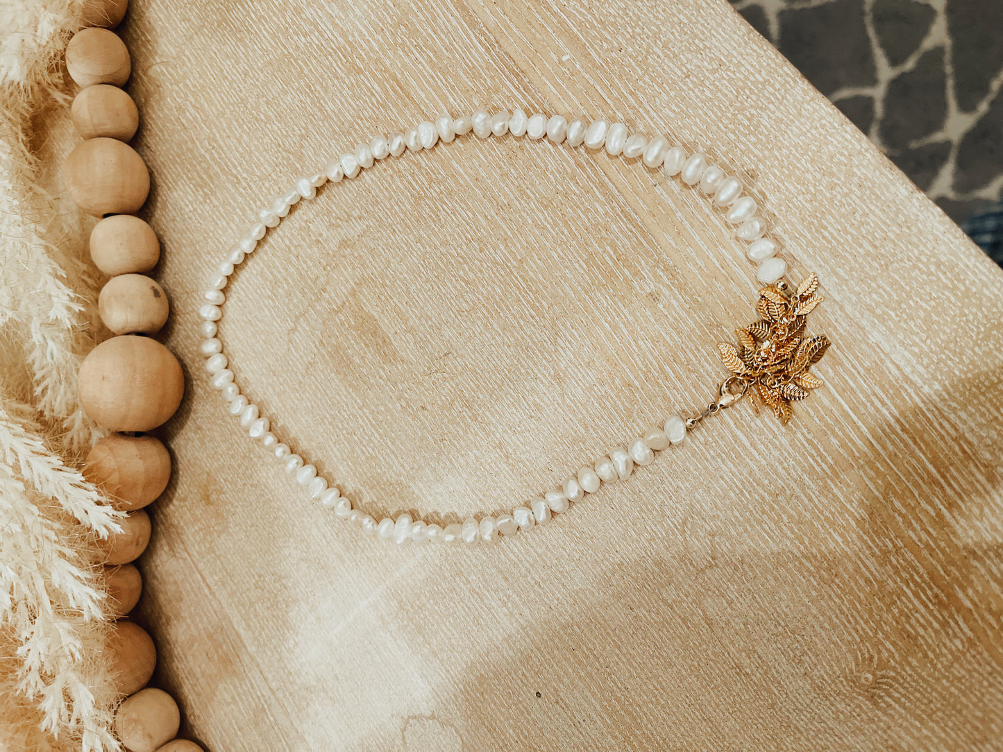 Fresh Water Pearl Nugget Necklace