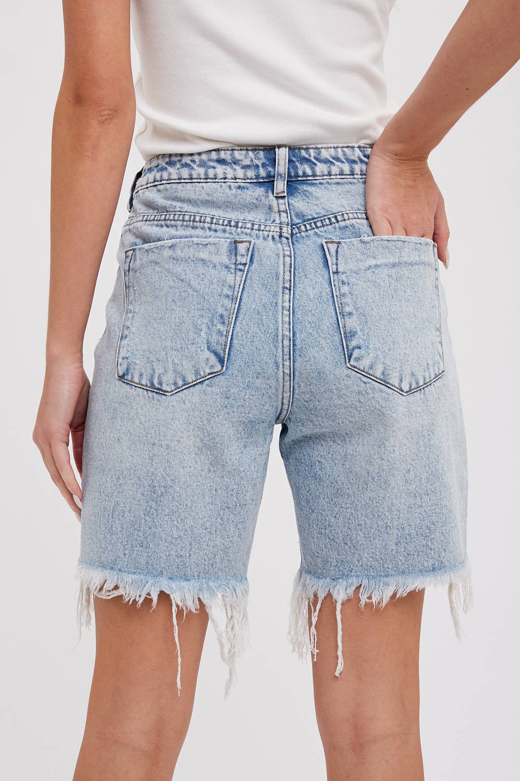 Denim Boyfriend Shorts