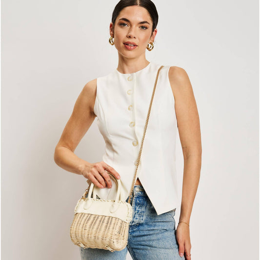 Maya Crossbody: White