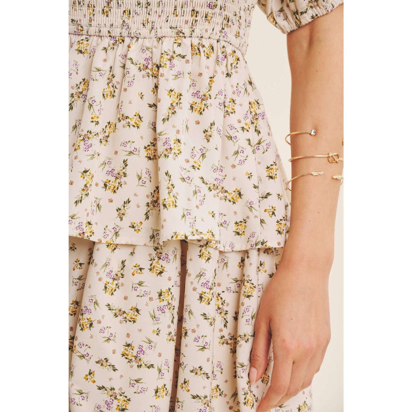 Victorian Floral Maxi Dress