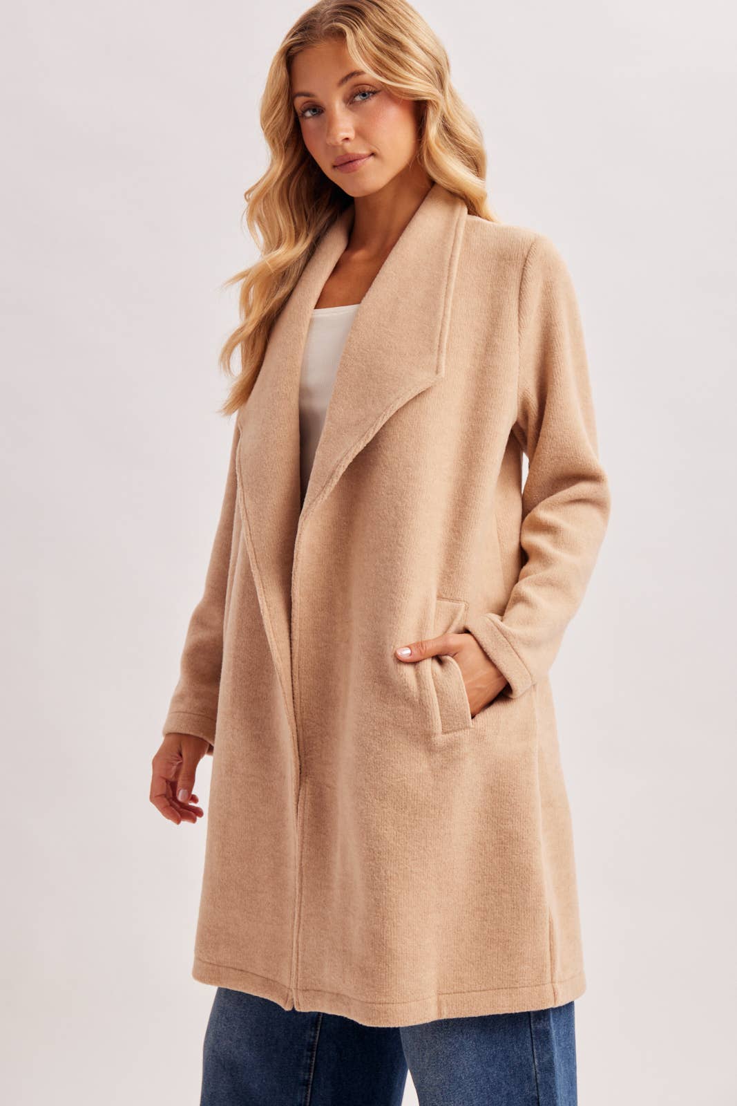 Open Front Knit Jacket