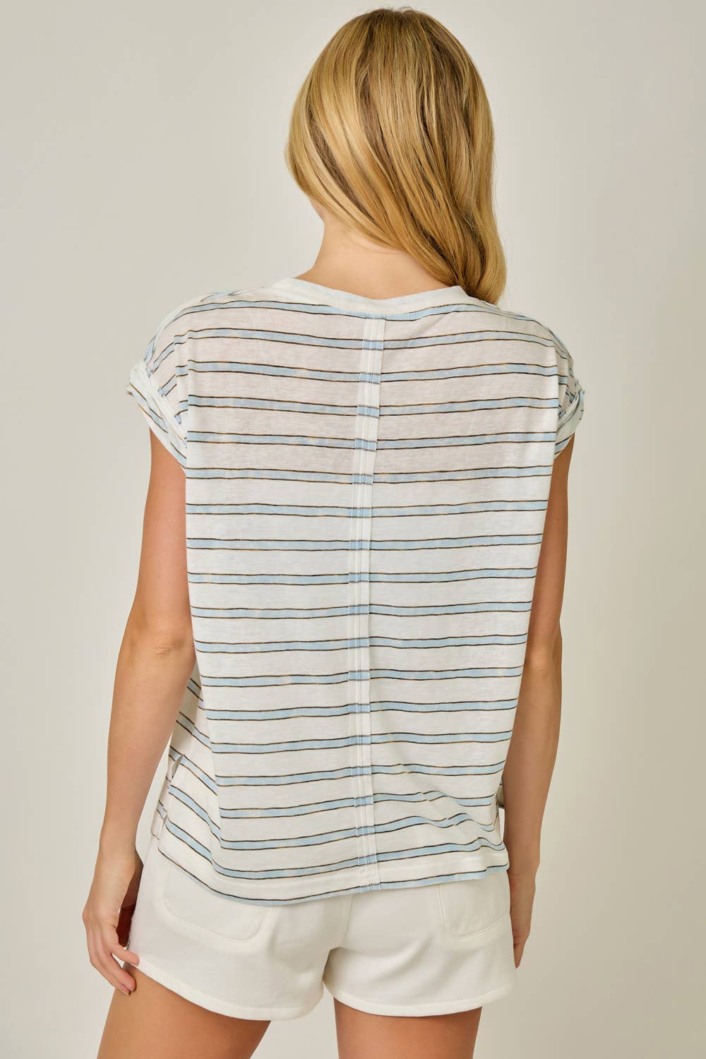 Slouchy Essential Stripe Tee