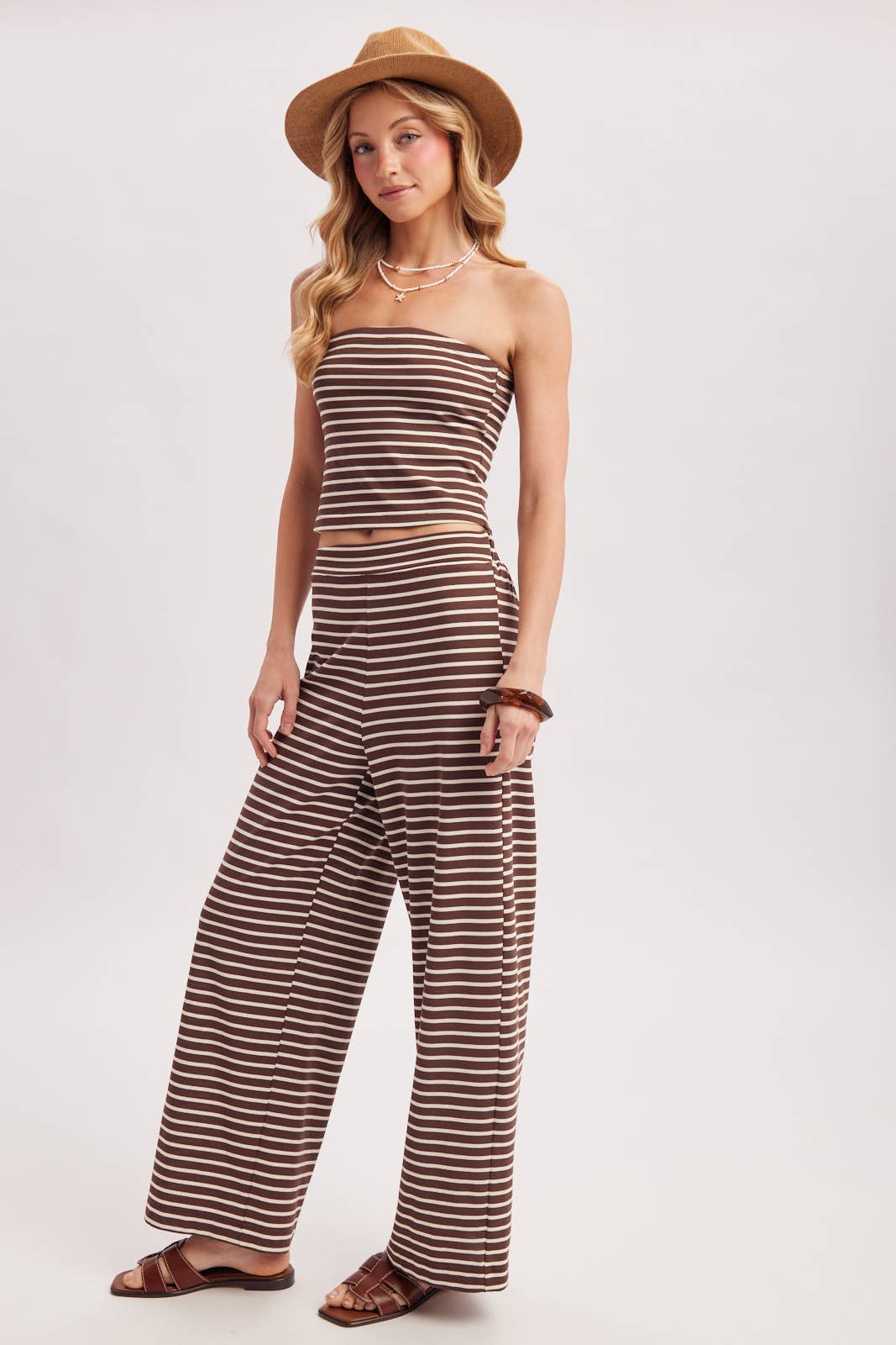 Striped Knit Set