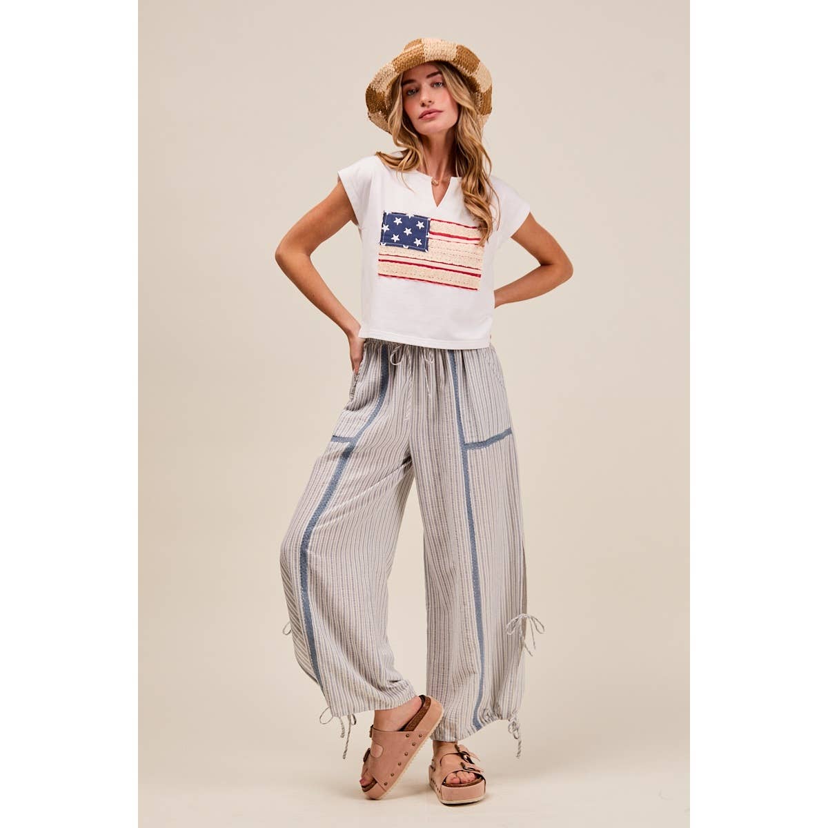LIGHTWEIGHT MULTI STRIPE JOGGERS
