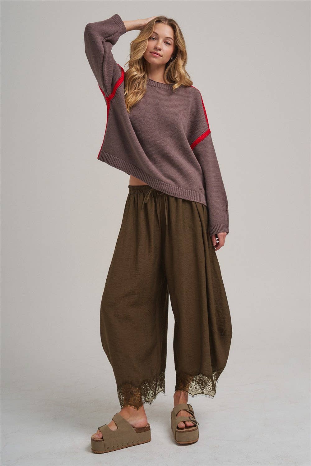Barrel Lace Pants