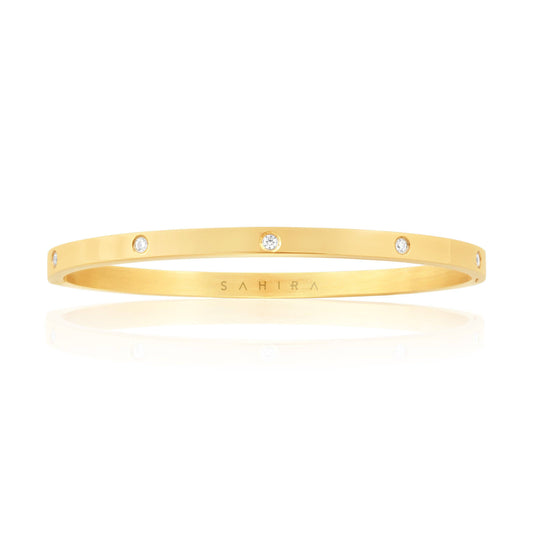 Elsie Stackable Bracelet: Gold