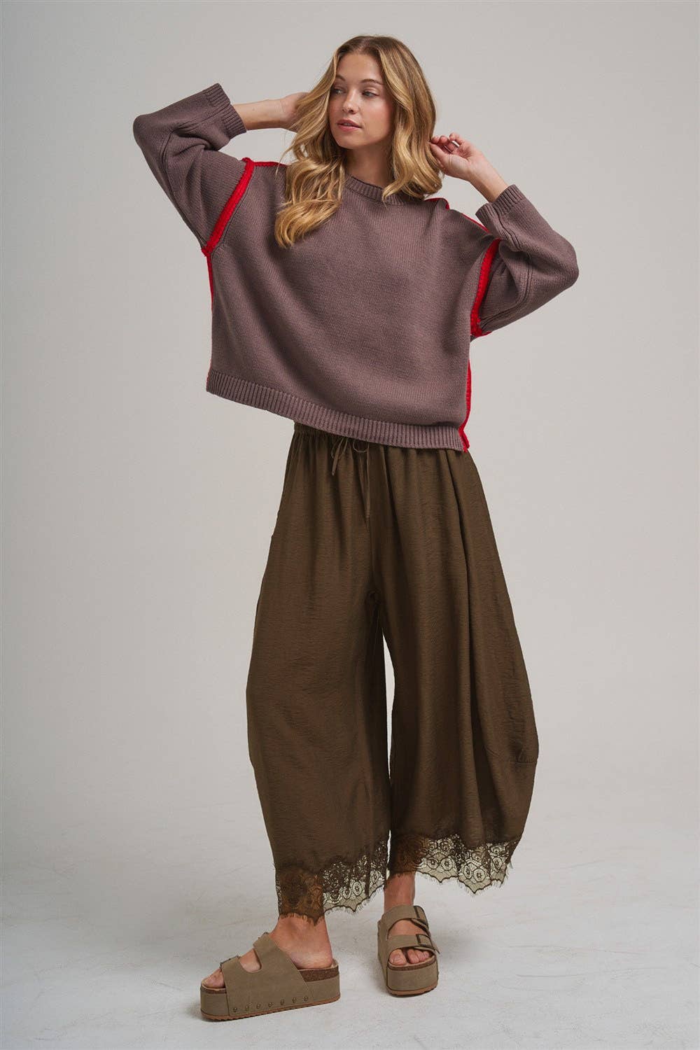 Barrel Lace Pants