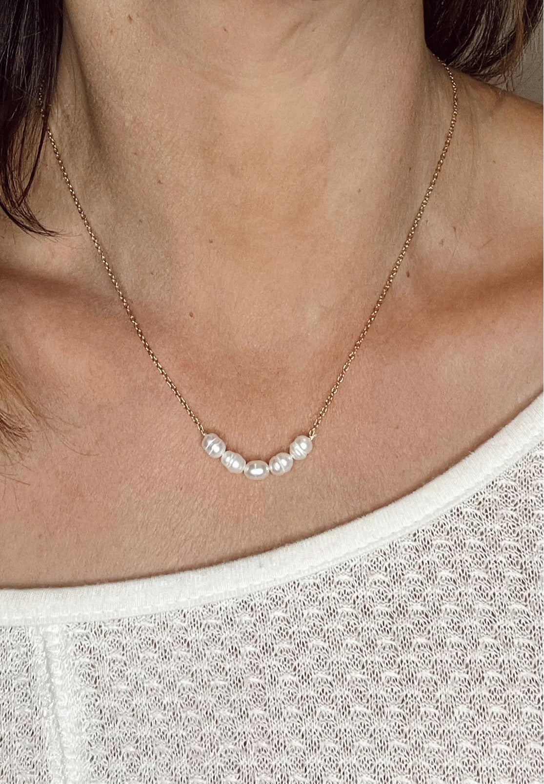 Santa Monica Pearl Necklace