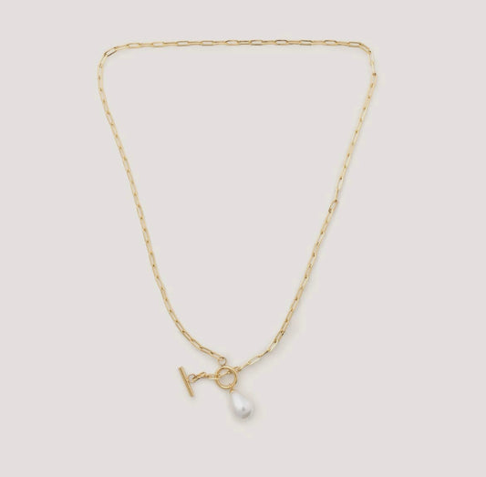 Pearl Toggle Necklace