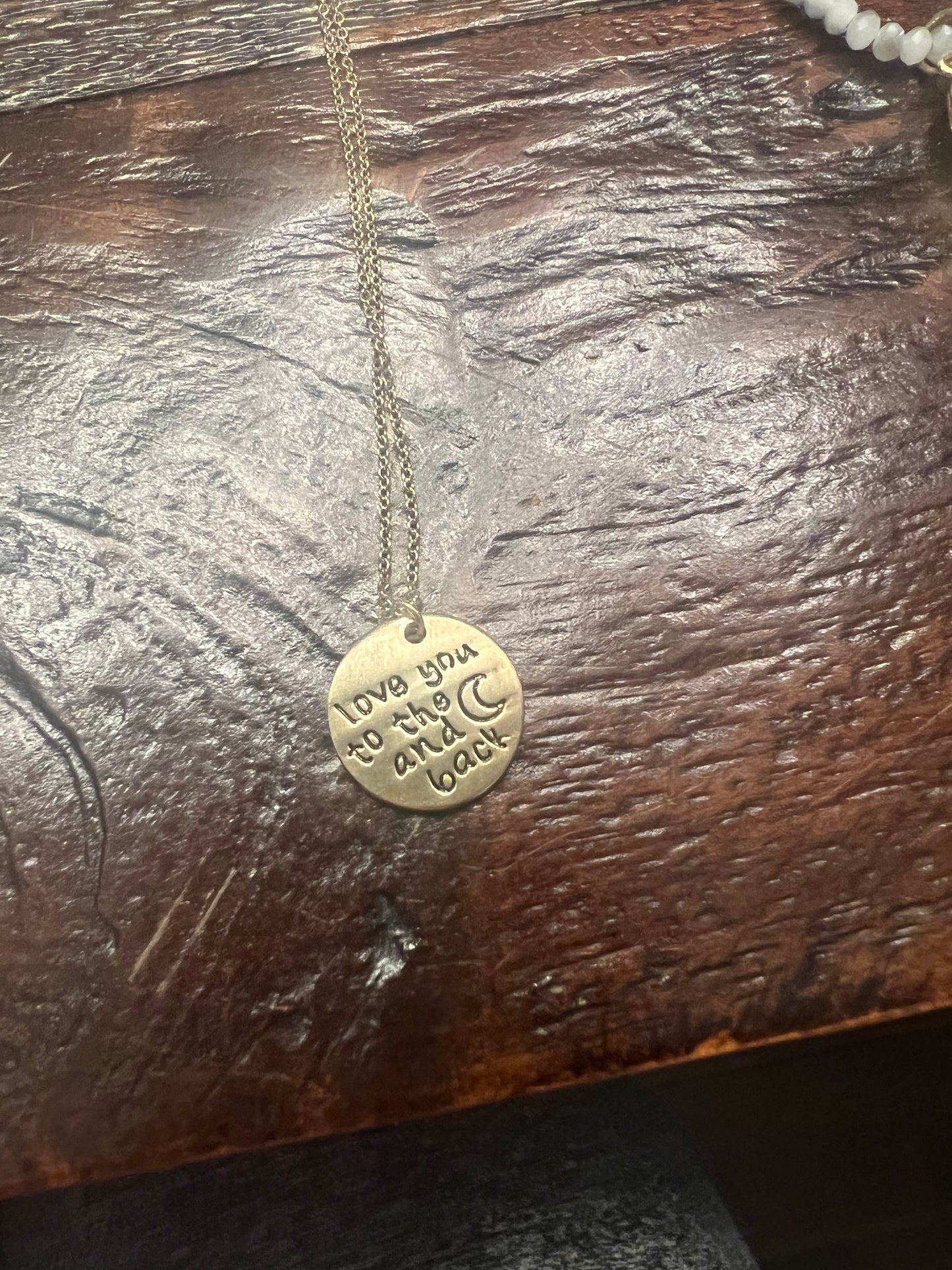 Love You Disk Pendant