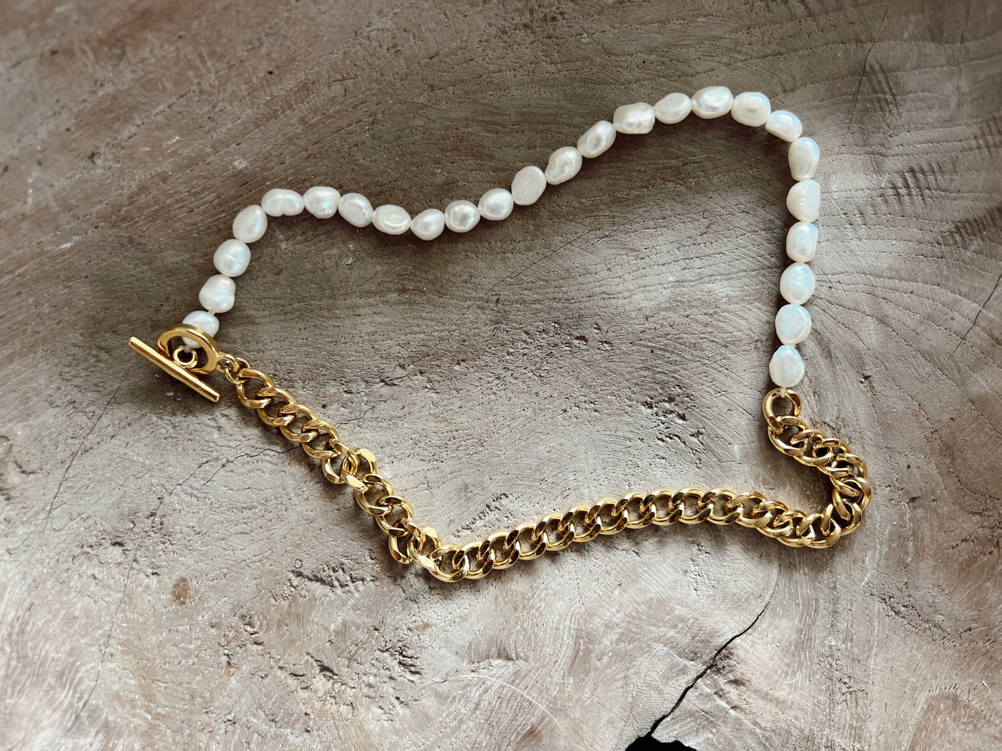 Pearled Chain Necklace