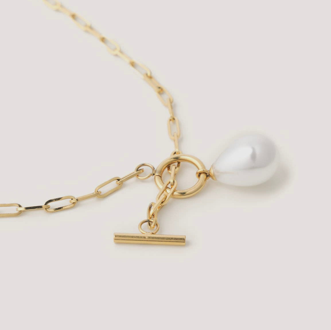 Pearl Toggle Necklace