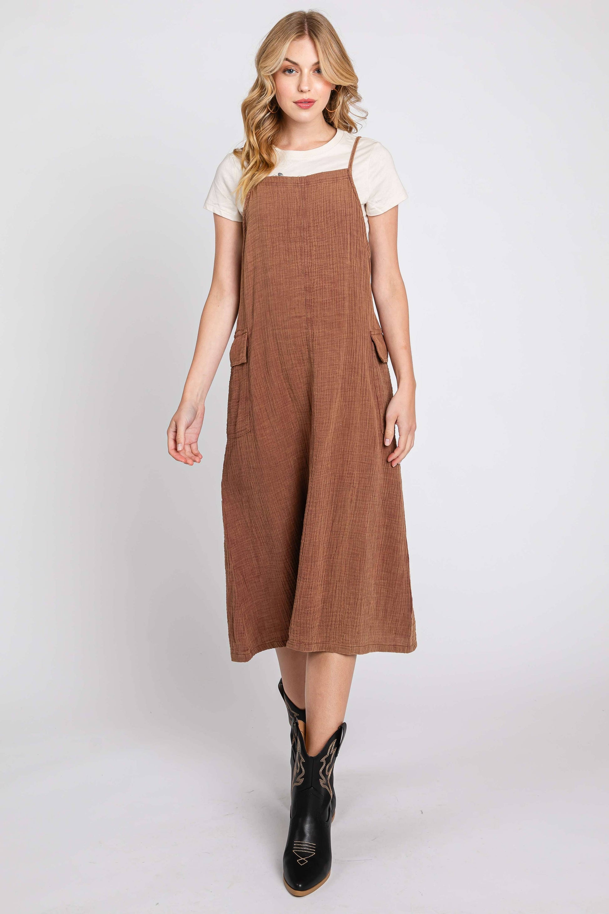 Chocolate Jumper Dress Reverie Collective Chocolate Jumper Dress Reverie Collective