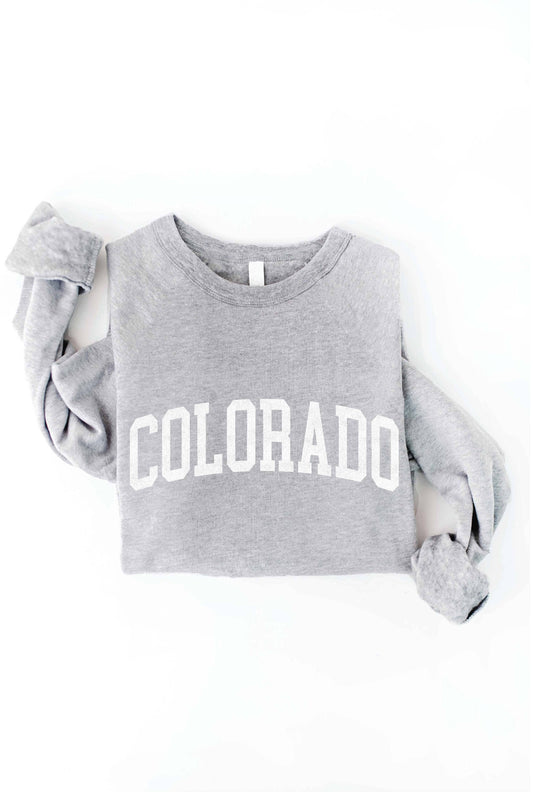 COLORADO  Graphic Sweatshirt - Light Heather Gray