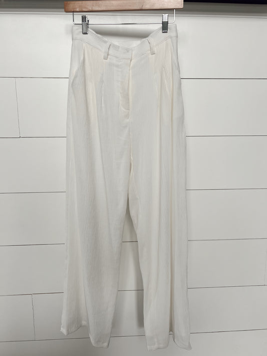 Breezy White Trouser